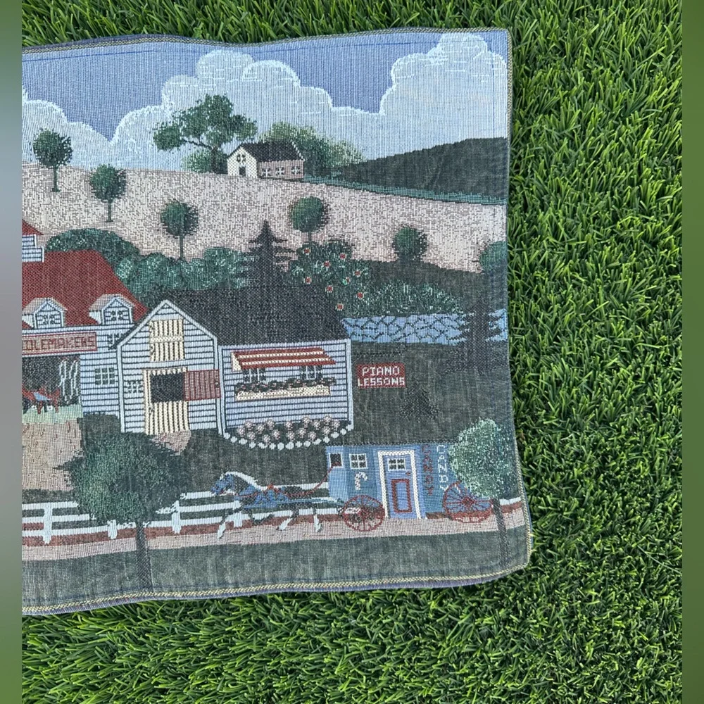 Counrtyside Table Runner Horse Swan Farm 12” x‎ 37”